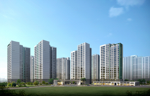 영통 푸르지오 트레센츠 주경투시도